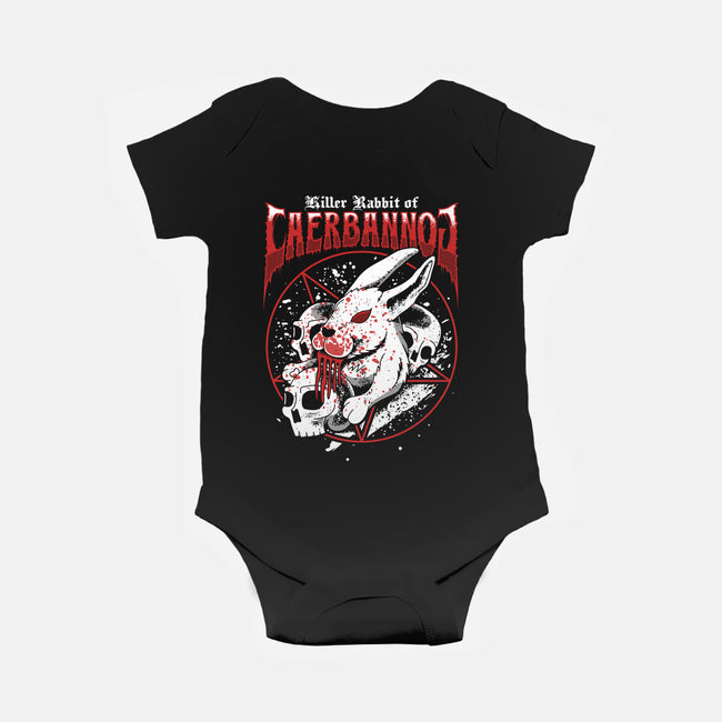 Killer Rabbit-baby basic onesie-Logozaste