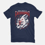 Killer Rabbit-womens fitted tee-Logozaste