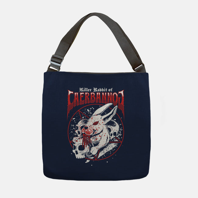 Killer Rabbit-none adjustable tote bag-Logozaste