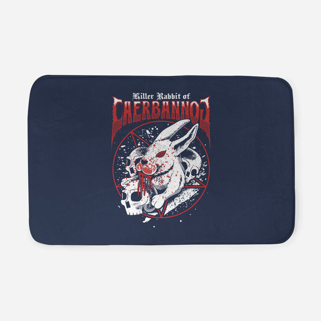 Killer Rabbit-none memory foam bath mat-Logozaste