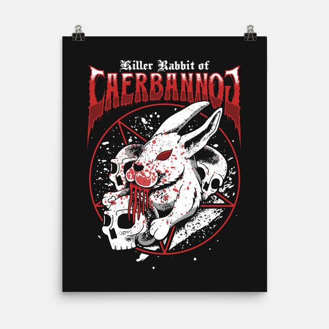 Killer Rabbit-none matte poster-Logozaste