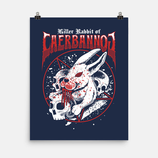 Killer Rabbit-none matte poster-Logozaste