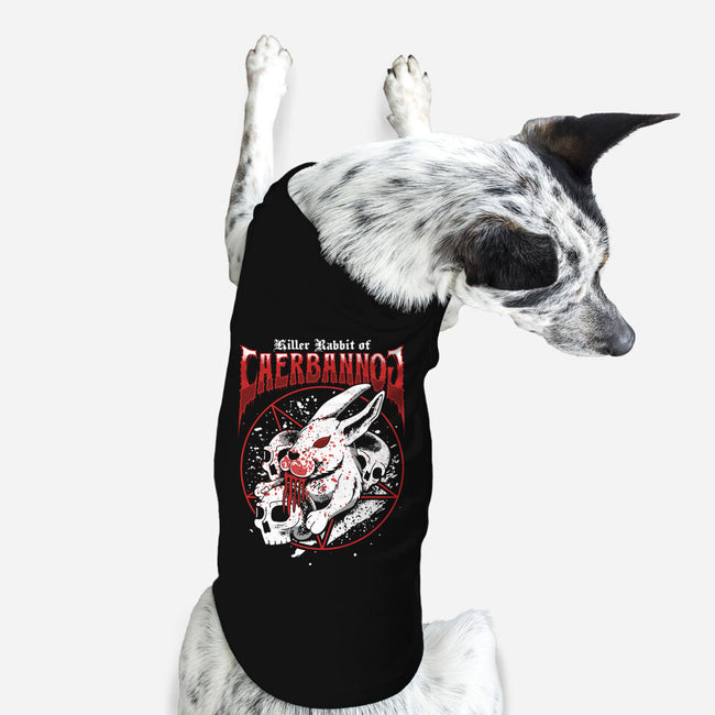Killer Rabbit-dog basic pet tank-Logozaste