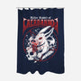 Killer Rabbit-none polyester shower curtain-Logozaste
