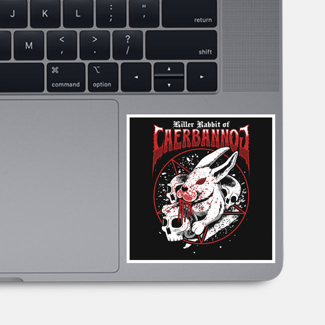 Killer Rabbit-none glossy sticker-Logozaste