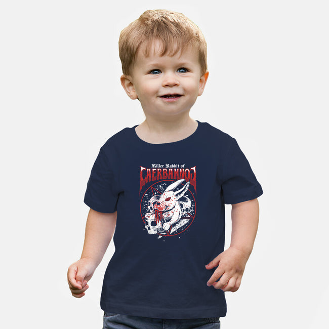 Killer Rabbit-baby basic tee-Logozaste