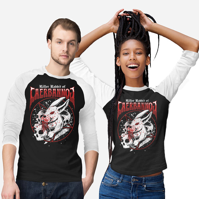 Killer Rabbit-unisex baseball tee-Logozaste