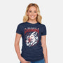 Killer Rabbit-womens fitted tee-Logozaste