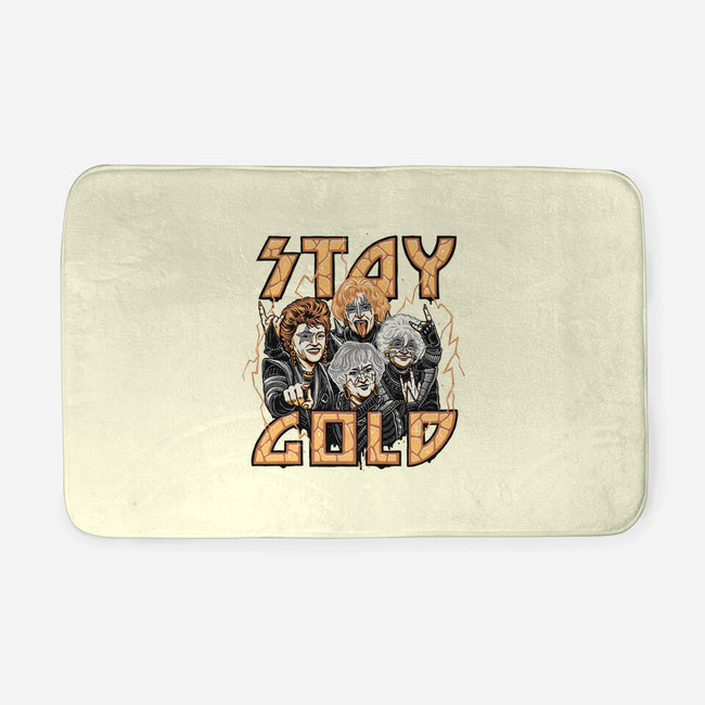 Stay Gold-none memory foam bath mat-momma_gorilla