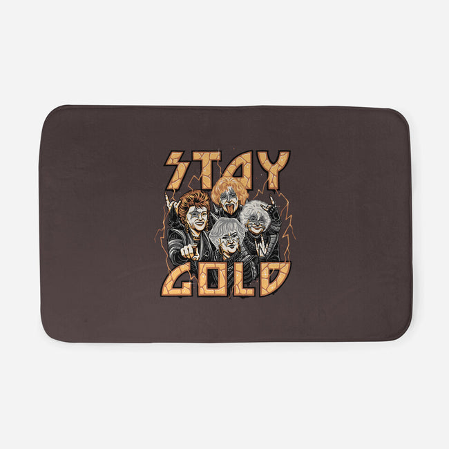 Stay Gold-none memory foam bath mat-momma_gorilla