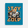 Stay Gold-none stretched canvas-momma_gorilla