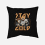 Stay Gold-none non-removable cover w insert throw pillow-momma_gorilla