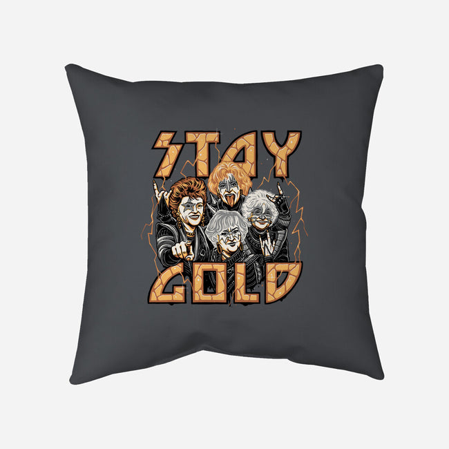 Stay Gold-none non-removable cover w insert throw pillow-momma_gorilla