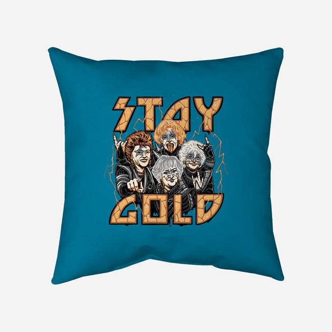 Stay Gold-none non-removable cover w insert throw pillow-momma_gorilla