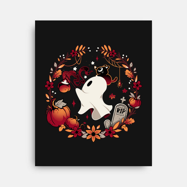Spooky Wishes-none stretched canvas-Snouleaf