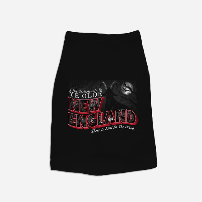 Live Deliciously In Olde New England-dog basic pet tank-goodidearyan