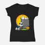 Skellingnuts-womens v-neck tee-joerawks