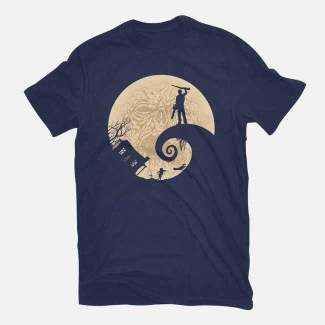 Evil Dead Before Christmas-womens fitted tee-Tronyx79