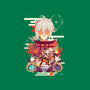 The Wandering Samurai-none polyester shower curtain-SwensonaDesigns