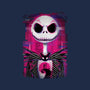 Jack Skellington Glitch-none stretched canvas-danielmorris1993
