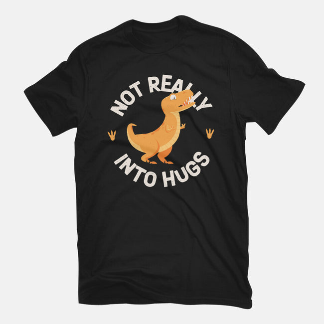 Not Really Into Hugs-mens basic tee-zawitees