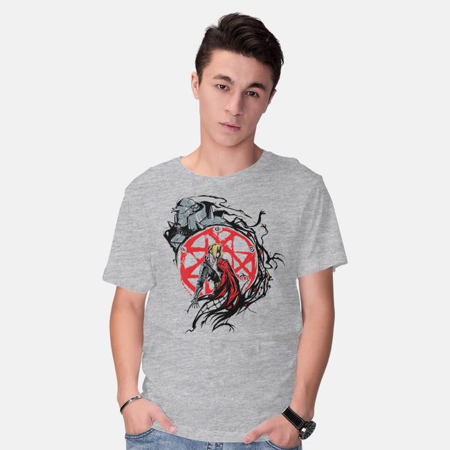 Fullmetal Circle-mens basic tee-Fearcheck