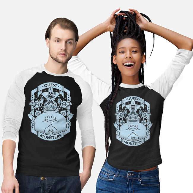 Quest Monsters-unisex baseball tee-Alundrart