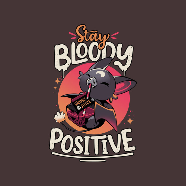Stay Bloody Positive-none memory foam bath mat-Snouleaf