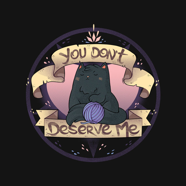 You Don't Deserve Me-none polyester shower curtain-2DFeer