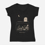 Read In Peace-womens v-neck tee-dfonseca
