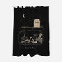 Read In Peace-none polyester shower curtain-dfonseca