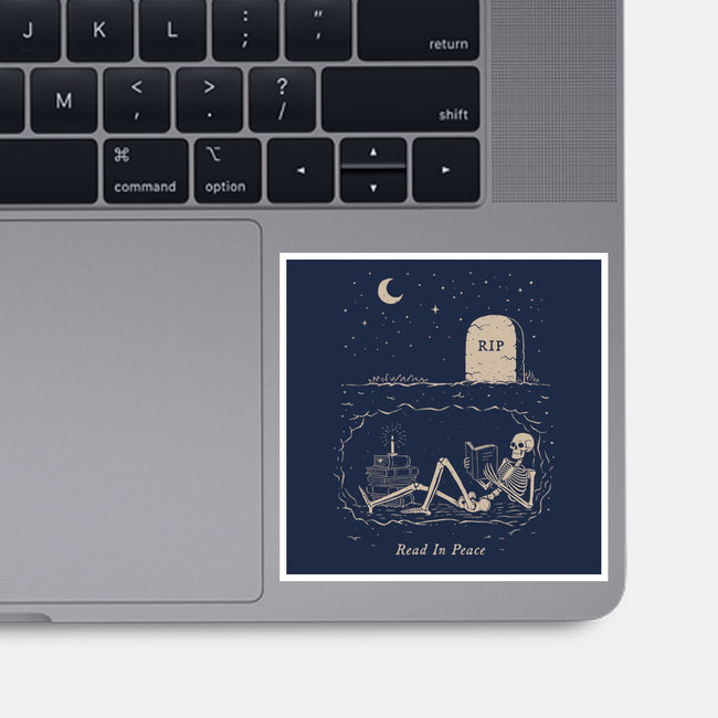 Read In Peace-none glossy sticker-dfonseca