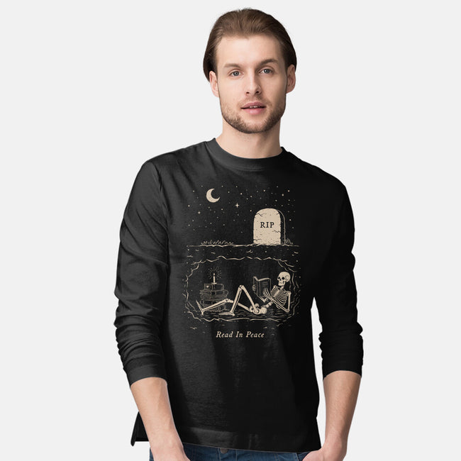 Read In Peace-mens long sleeved tee-dfonseca