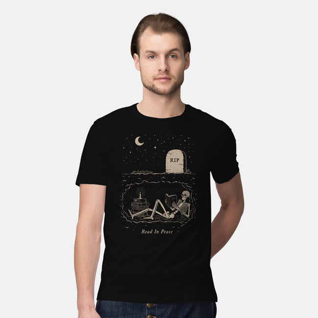 Read In Peace-mens premium tee-dfonseca