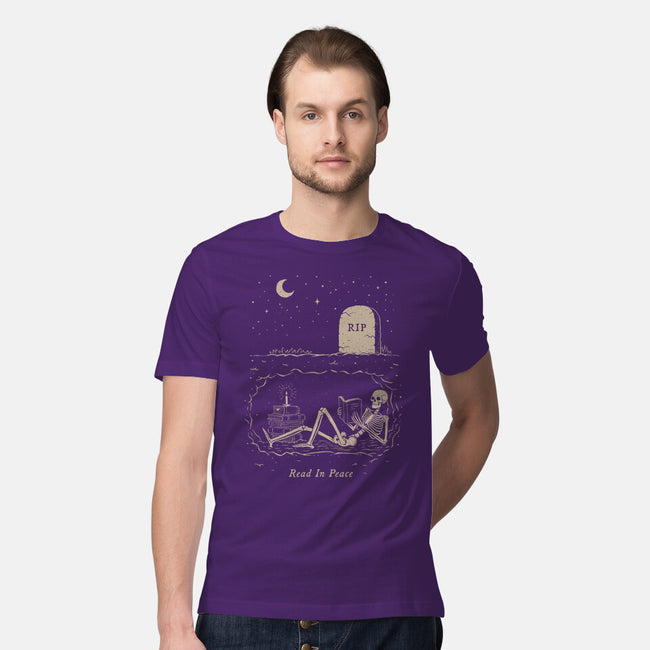 Read In Peace-mens premium tee-dfonseca