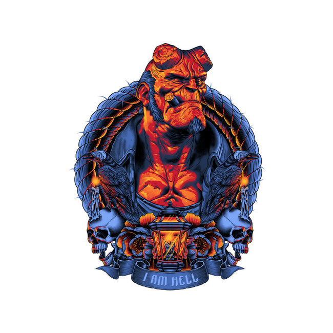 I Am Hell-none memory foam bath mat-Badbone Collections