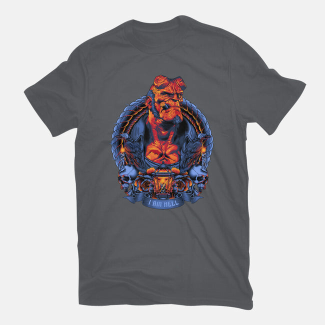 I Am Hell-mens basic tee-Badbone Collections