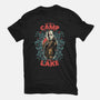 Welcome To Camp Crystal Lake-womens fitted tee-turborat14