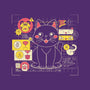 Japanese Cat Graph-unisex kitchen apron-tobefonseca