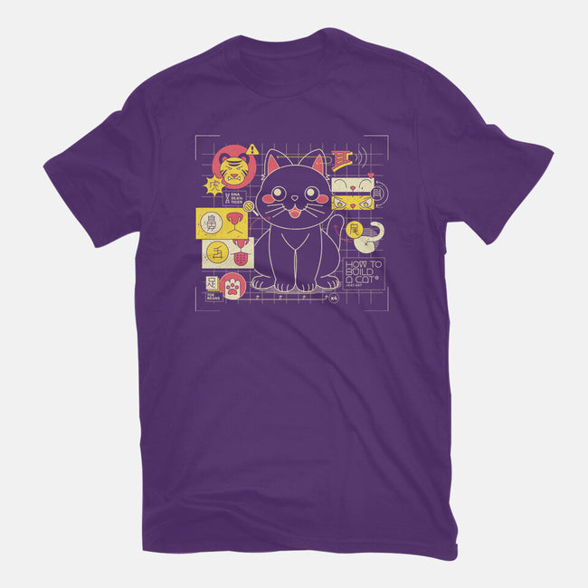Japanese Cat Graph-mens premium tee-tobefonseca