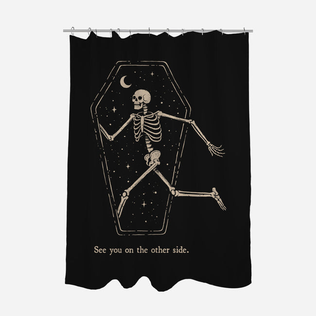 See You On The Other Side-none polyester shower curtain-dfonseca