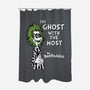 Ghost With The Most-none polyester shower curtain-Nemons