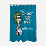 Ghost With The Most-none polyester shower curtain-Nemons