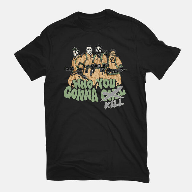 Who You Gonna Kill-youth basic tee-momma_gorilla
