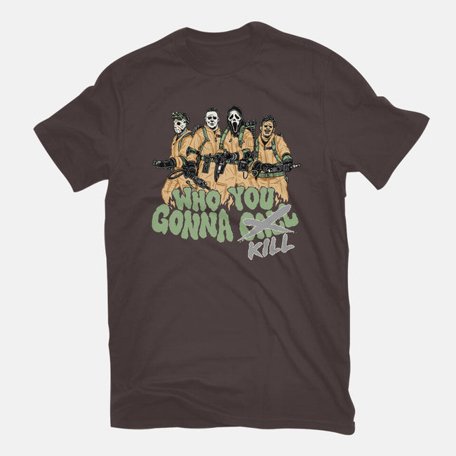 Who You Gonna Kill-womens basic tee-momma_gorilla