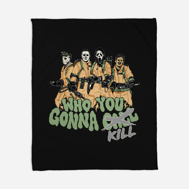 Who You Gonna Kill-none fleece blanket-momma_gorilla