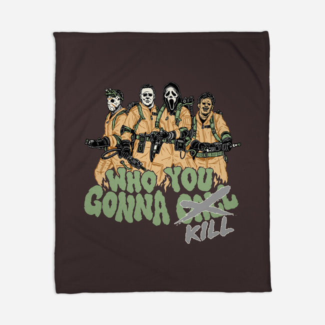 Who You Gonna Kill-none fleece blanket-momma_gorilla