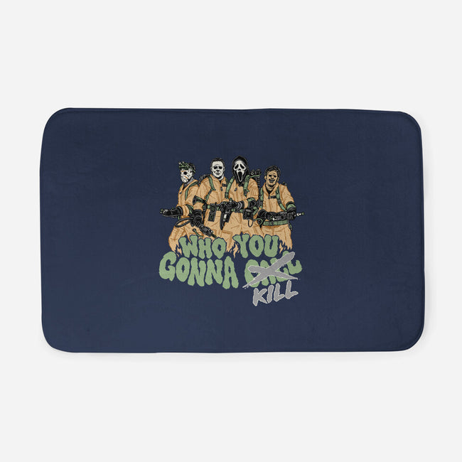 Who You Gonna Kill-none memory foam bath mat-momma_gorilla