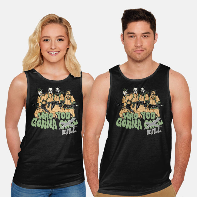 Who You Gonna Kill-unisex basic tank-momma_gorilla
