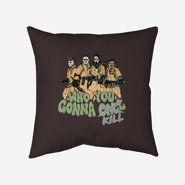 Who You Gonna Kill-none non-removable cover w insert throw pillow-momma_gorilla